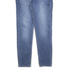 CALVIN KLEIN JEANS Womens Slim Blue Denim Jeans W34 L32 Stylish Casual Zip