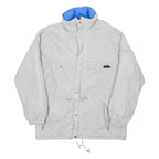 SKIN Mens Parka Coat Grey Hooded M