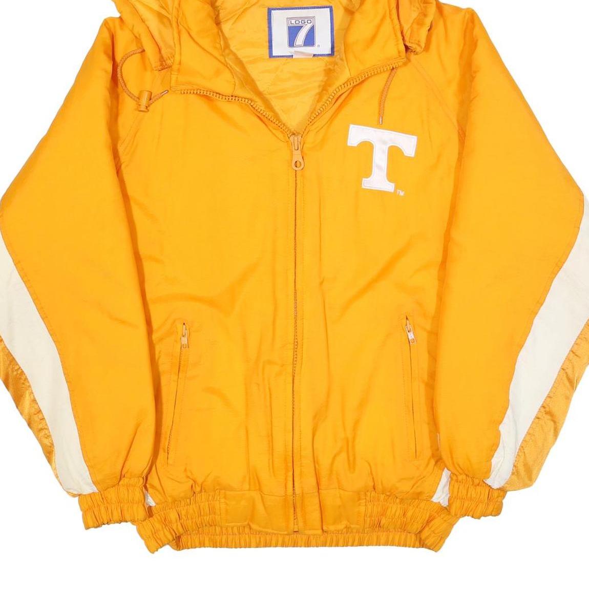 LOGO 7 Mens Orange & Cream Tennessee Volunteers Hooded Zip Jacket M Polyester