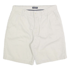 NAUTICA Mens Shorts Beige Casual Plain M W32 Classic Fit Cotton Blend