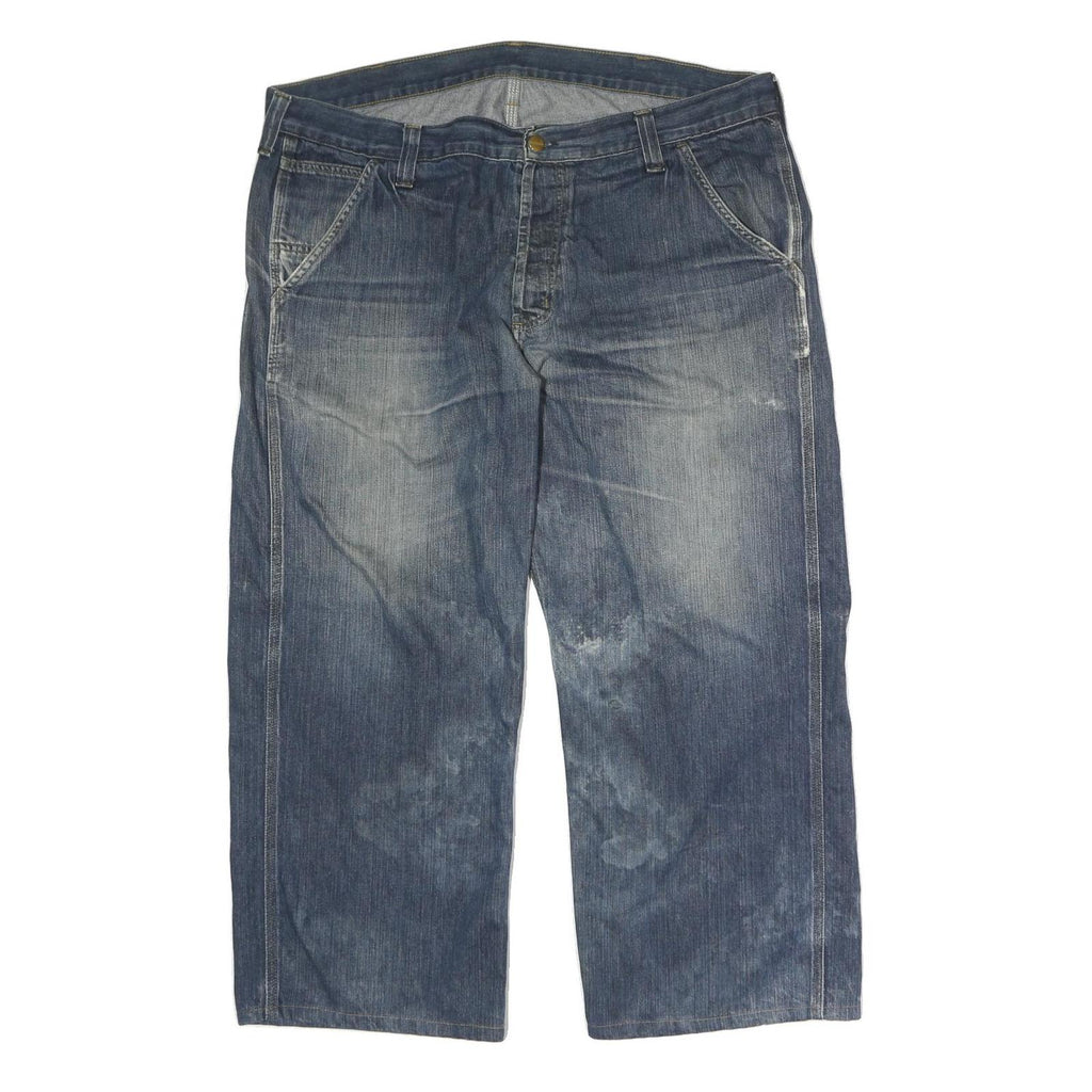 CARHARTT Mens Jeans Blue Regular Straight Denim Medium W40 L25 Utility Workwear