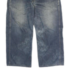 CARHARTT Mens Jeans Blue Regular Straight Denim Medium W40 L25 Utility Workwear