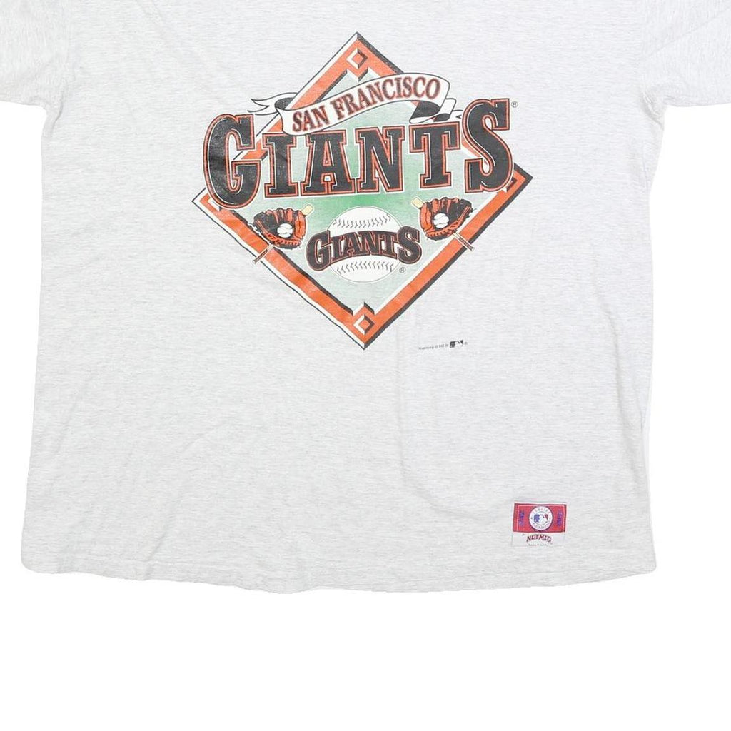 NUTMEG Mens White San Francisco Giants Graphic T-Shirt XL Short Sleeve Crew Neck