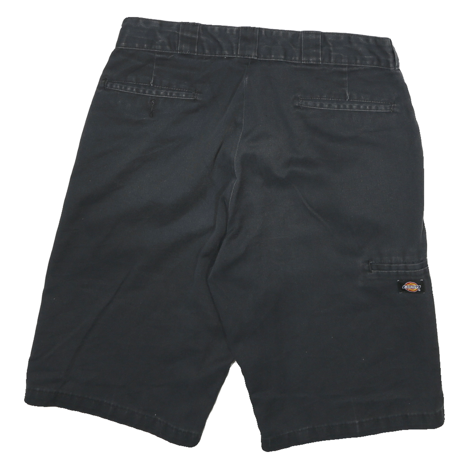 DICKIES Mens Black Cotton Blend Relaxed Fit Casual Shorts XL W34 Workwear