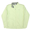 REEBOK Womens Lime Green Casual Zip Jacket XL Polyester Blend Plain Sporty