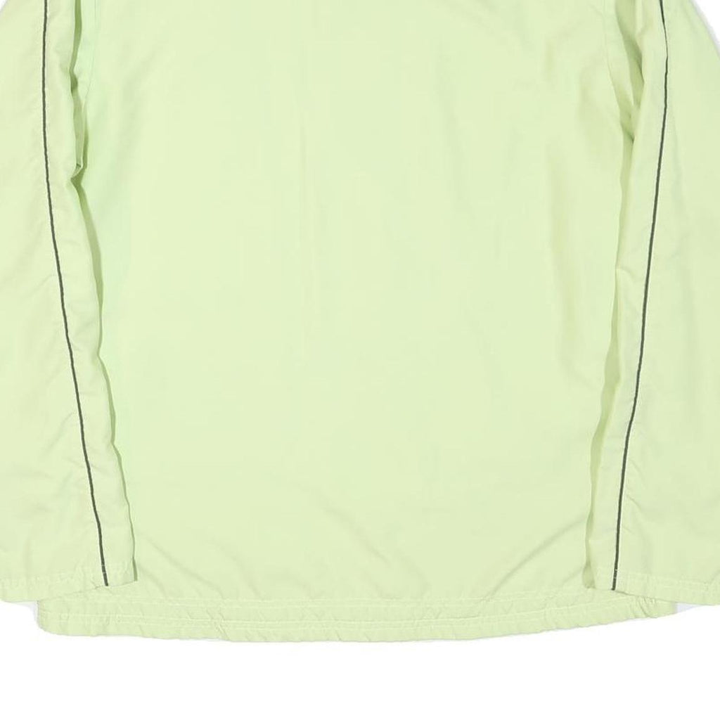 REEBOK Womens Lime Green Casual Zip Jacket XL Polyester Blend Plain Sporty