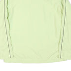 REEBOK Womens Lime Green Casual Zip Jacket XL Polyester Blend Plain Sporty