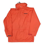 MAMMUT Womens Orange Outdoor Jacket M Polyester Blend Woven Plain Zip Pocket