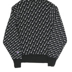 CHAMPION REVERSE WEAVE Mens Black All Over Print Pullover Hoodie S