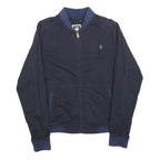 G-STAR Mens Navy Blue Bomber Jacket S Cotton Blend Zip Plain Stylish Lightweight