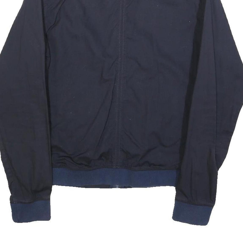 G-STAR Mens Navy Blue Bomber Jacket S Cotton Blend Zip Plain Stylish Lightweight