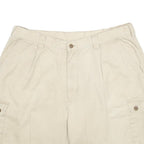 CHAPS RALPH LAUREN Mens Shorts Beige Casual Cargo Plain L W36 Classic Cotton