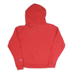 CHAMPION REVERSE WEAVE Womens Red Hoodie L Classic Cotton Blend Pullover