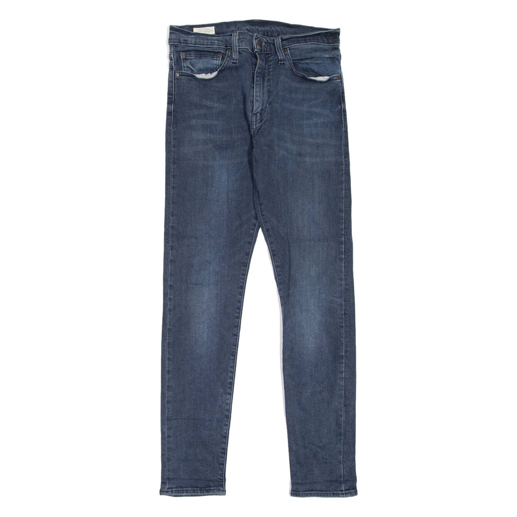 LEVI'S 512 BIG E Jeans Mens Blue Slim Tapered Stone Wash W28 L32
