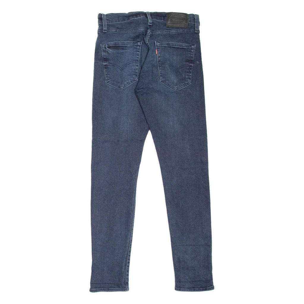 LEVI'S 512 BIG E Jeans Mens Blue Slim Tapered Stone Wash W28 L32