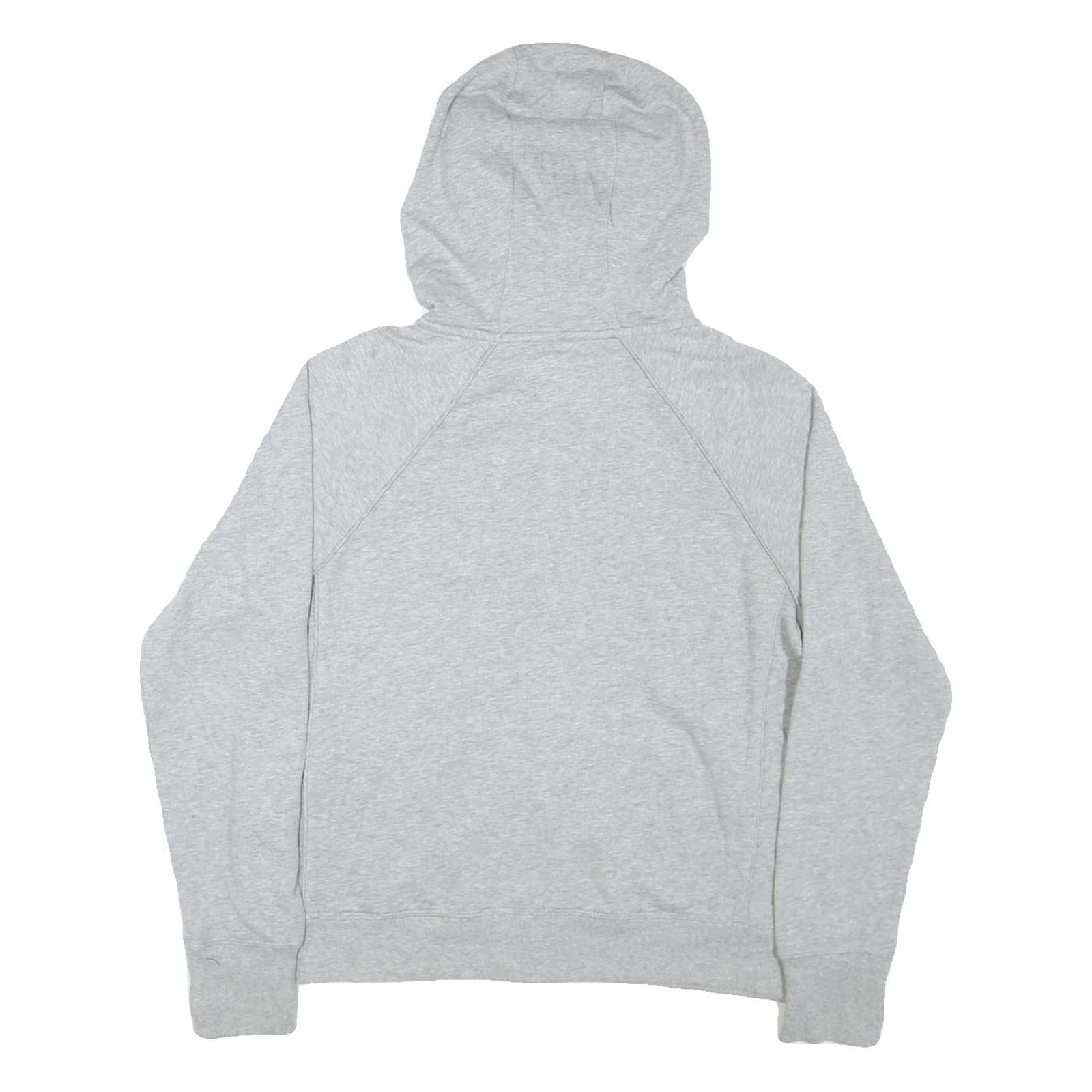 TOMMY HILFIGER Womens Grey Zip Up Hoodie XL Cotton Blend Casual Sweatshirt