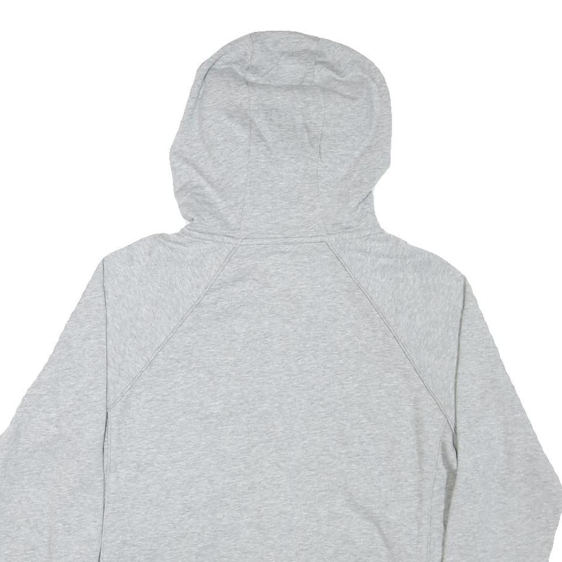 TOMMY HILFIGER Womens Grey Zip Up Hoodie XL Cotton Blend Casual Sweatshirt