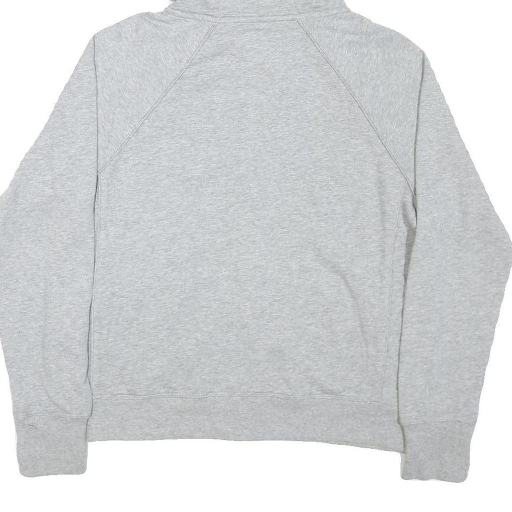 TOMMY HILFIGER Womens Grey Zip Up Hoodie XL Cotton Blend Casual Sweatshirt