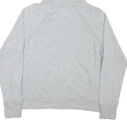 TOMMY HILFIGER Womens Grey Zip Up Hoodie XL Cotton Blend Casual Sweatshirt