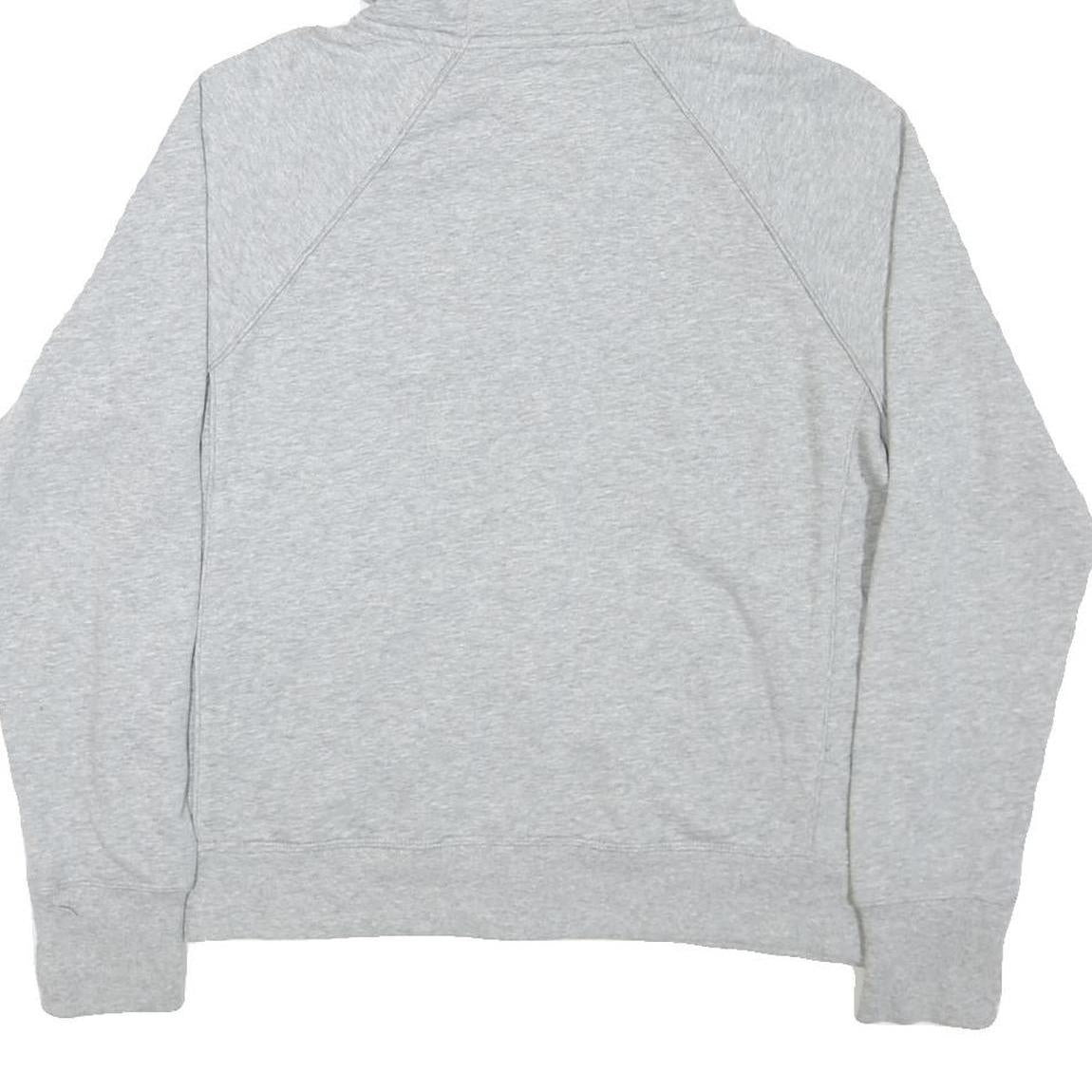 TOMMY HILFIGER Womens Grey Zip Up Hoodie XL Cotton Blend Casual Sweatshirt