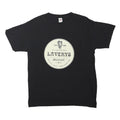 FRUIT OF THE LOOM Mens Black Laverys Belfast Graphic T-Shirt M Short Sleeve Crew