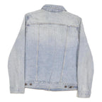LEVI'S Womens Blue Denim Jacket L Cotton Blend Button Closure Classic Fit