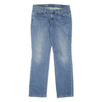 LEVI'S Womens Jeans Blue Regular Straight Stone Wash W30 L32