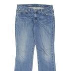 LEVI'S Womens Jeans Blue Regular Straight Stone Wash W30 L32