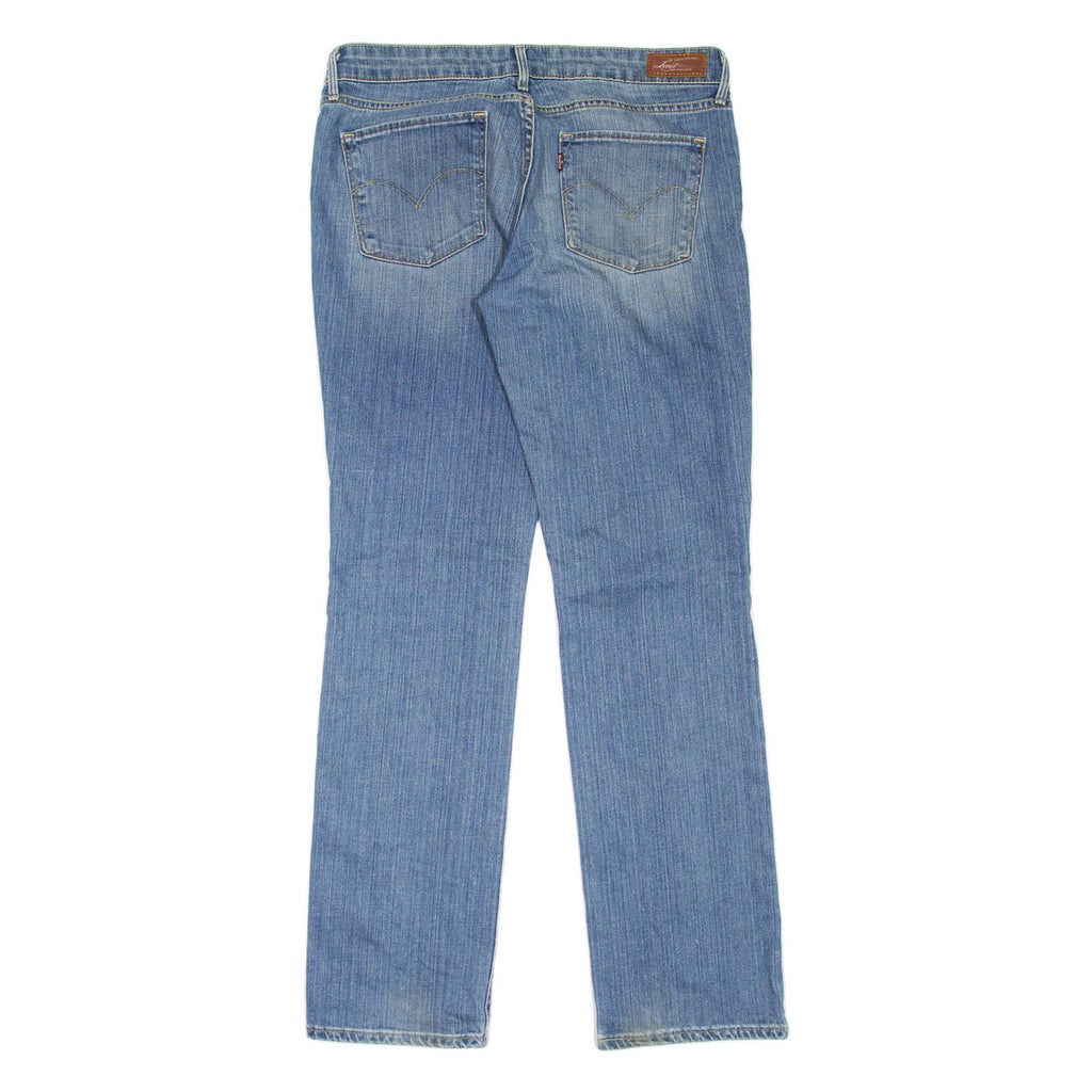 LEVI'S Womens Jeans Blue Regular Straight Stone Wash W30 L32