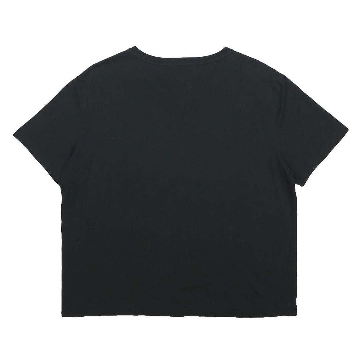 POLO RALPH LAUREN Womens Black V-Neck T-Shirt L Cotton Classic Casual