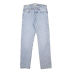 LEVI'S Wedgie Big E Womens Jeans Blue Regular Straight Denim Light W27 L30