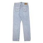 LEVI'S Wedgie Big E Womens Jeans Blue Regular Straight Denim Light W27 L30