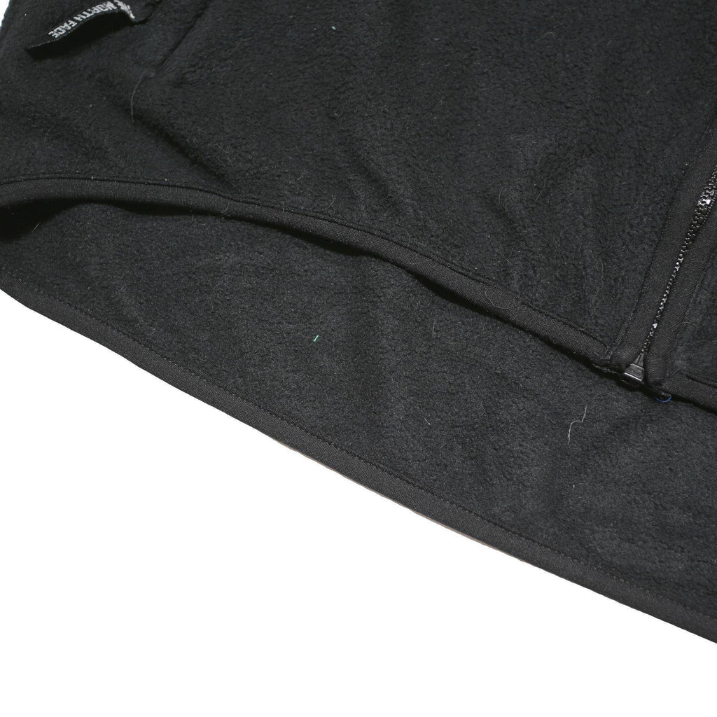 THE NORTH FACE Mens Black & Blue Fleece Jacket XL Polyester Blend Zip Casual