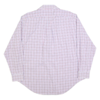 LAUREN RALPH LAUREN Mens White Red Blue Check Shirt XL Classic Fit Cotton Blend