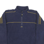 STARTER Womens Navy Blue Patterned Crew Neck Basic Knit L Jumper Polyester Blend