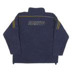 STARTER Womens Navy Blue Patterned Crew Neck Basic Knit L Jumper Polyester Blend