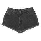 LEVI'S Womens Shorts Black Denim Cut-Off M W30 Casual Summer Fashion