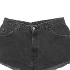 LEVI'S Womens Shorts Black Denim Cut-Off M W30 Casual Summer Fashion