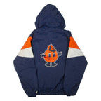 MAJESTIC Mens Pullover Jacket Blue Hooded L