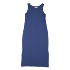 JESSICA HOWARD Womens Blue Sleeveless Day Dress Polyester Blend M Comfortable