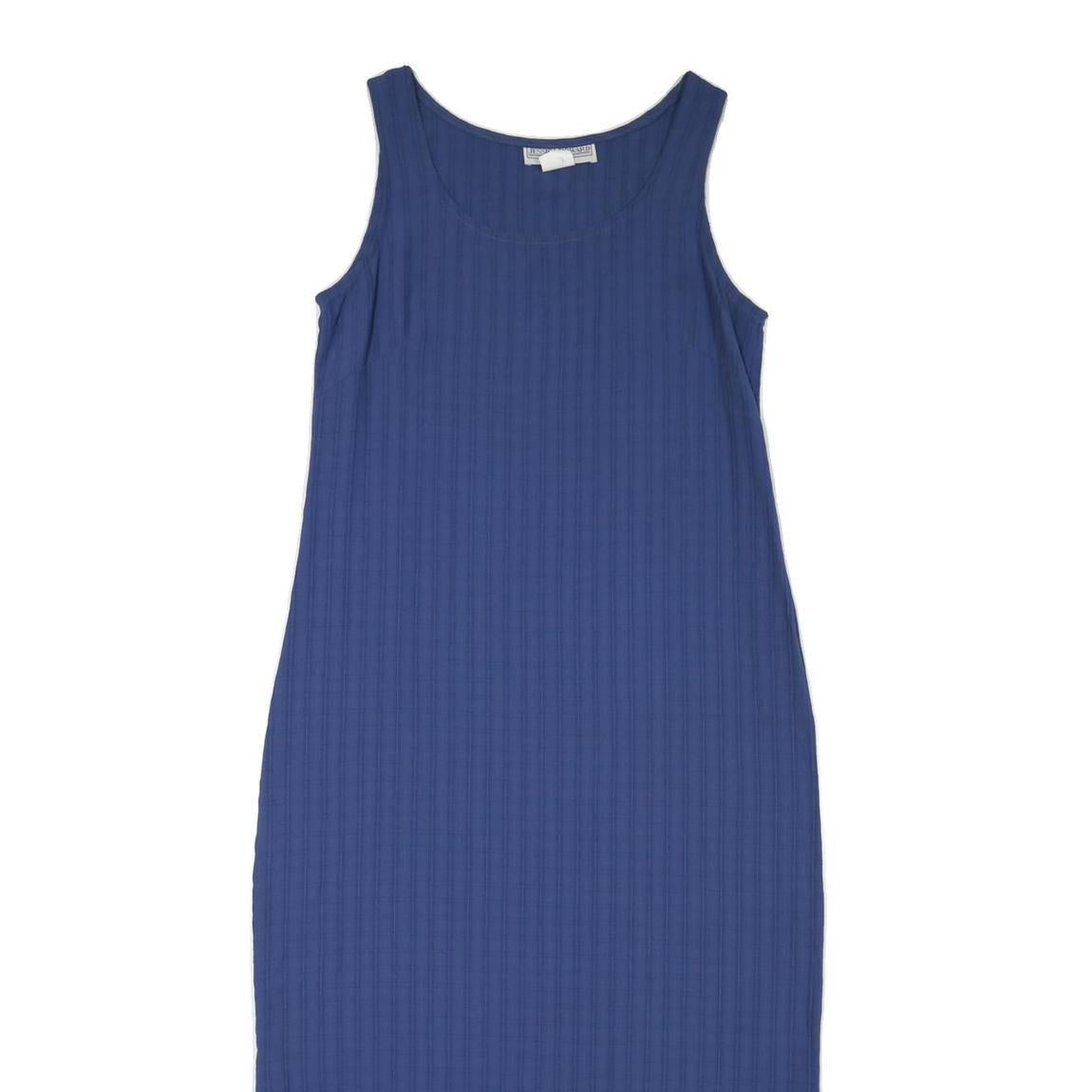 JESSICA HOWARD Womens Blue Sleeveless Day Dress Polyester Blend M Comfortable