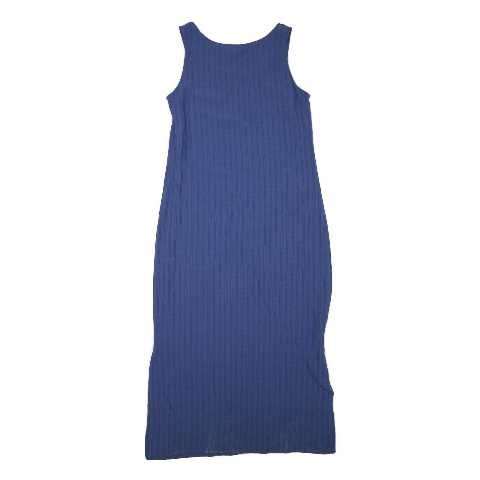 JESSICA HOWARD Womens Blue Sleeveless Day Dress Polyester Blend M Comfortable