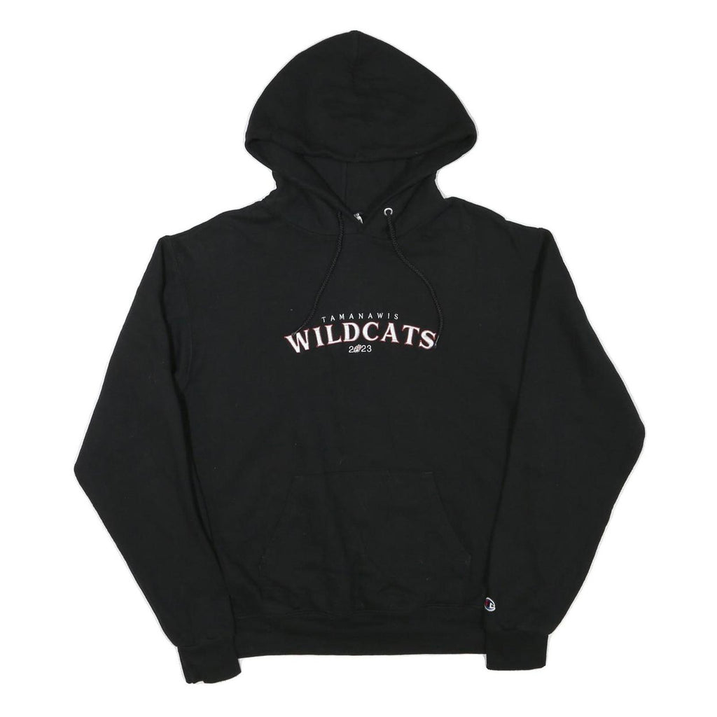 CHAMPION Mens Black Wildcats Hoodie M Cotton Blend Pullover Drawstring