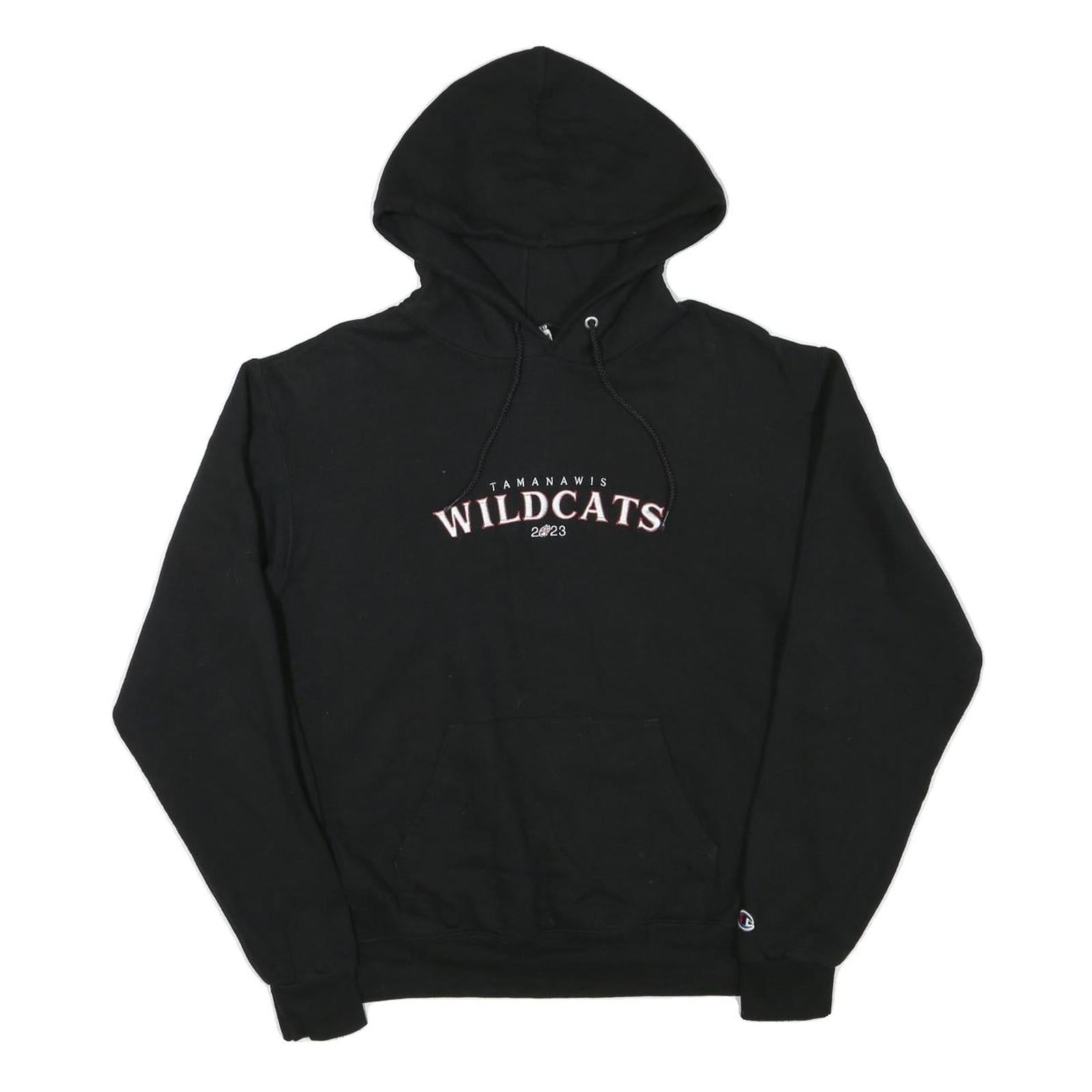 CHAMPION Mens Black Wildcats Hoodie M Cotton Blend Pullover Drawstring