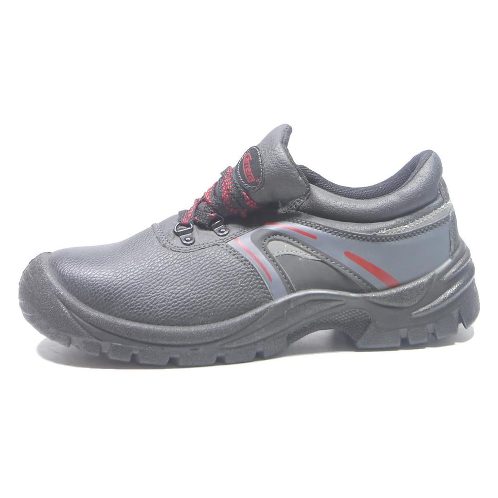 CARRERA Low Top Trainers Mens Lace-Up Footwear Black & Red Synthetic Microfibre