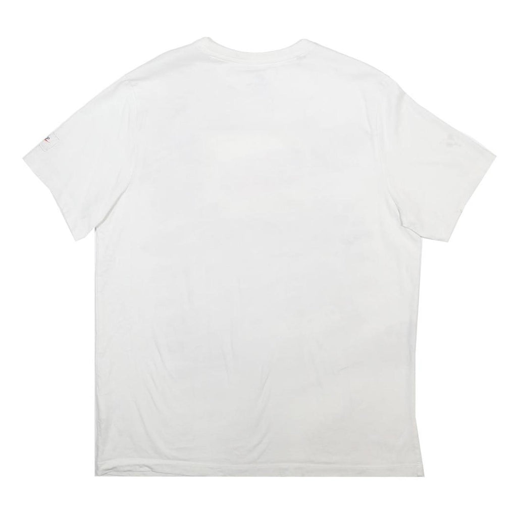 NIKE Mens White Graphic T-Shirt XL Short Sleeve Crew Neck Casual Fashion
