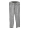 LEVI'S Womens Jeans Grey Regular Slim Denim Medium W27 L28 Classic Zip Pockets
