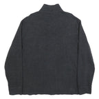 POLO RALPH LAUREN Mens Grey Pullover Plain Crew Neck Basic Knit XL Cotton Jumper