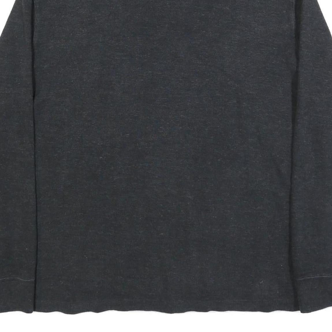 POLO RALPH LAUREN Mens Grey Pullover Plain Crew Neck Basic Knit XL Cotton Jumper