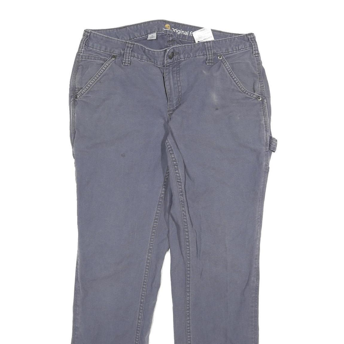 CARHARTT Womens Jeans Blue Regular Straight Denim W29 L28 Workwear Outdoor